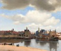 Vue de Delft Baroque Johannes Vermeer